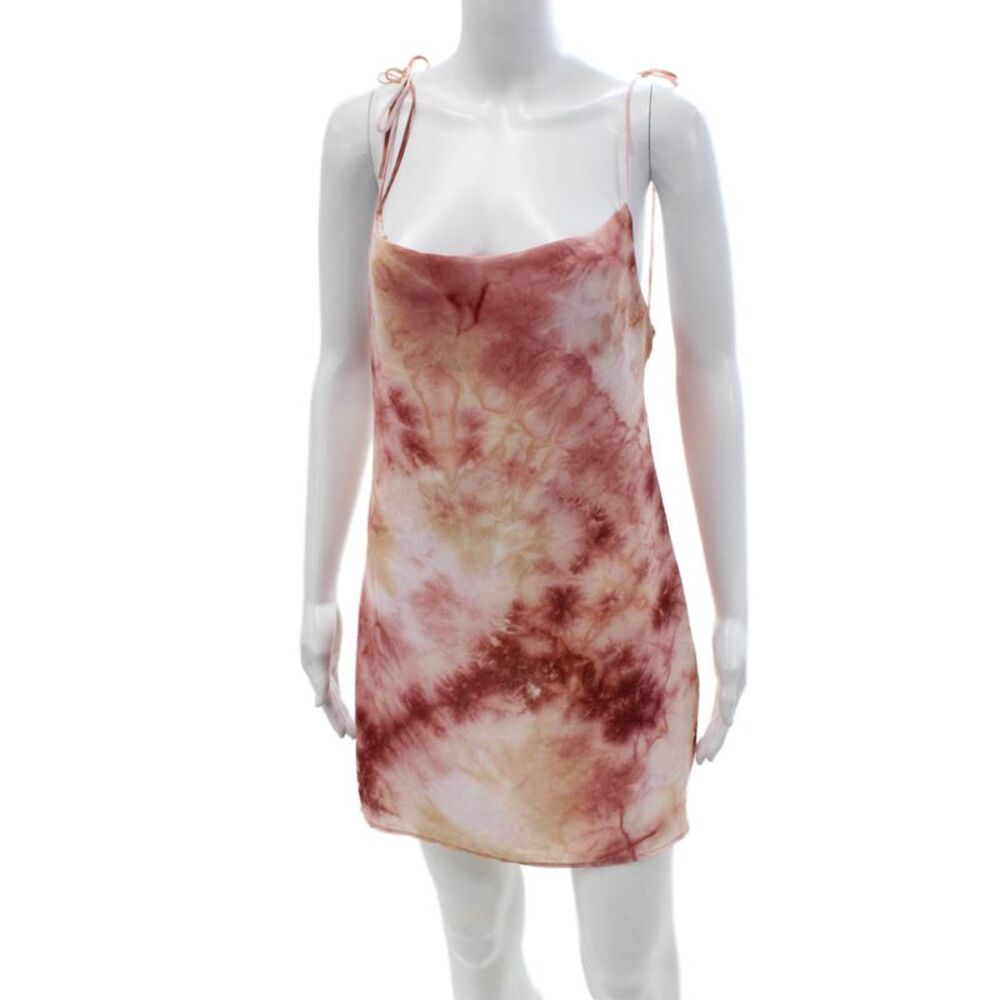 Forever 21 Womens Pink Sleeveless Slip Dress Short Boho Polyester Petite Size S